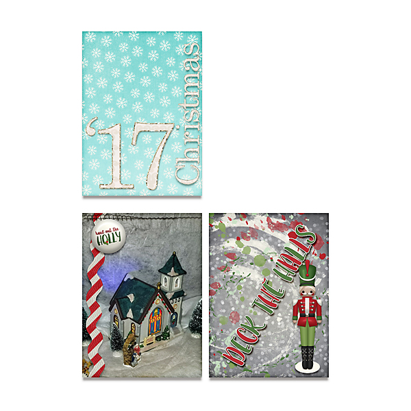 christmas 2017 mini album title day 1