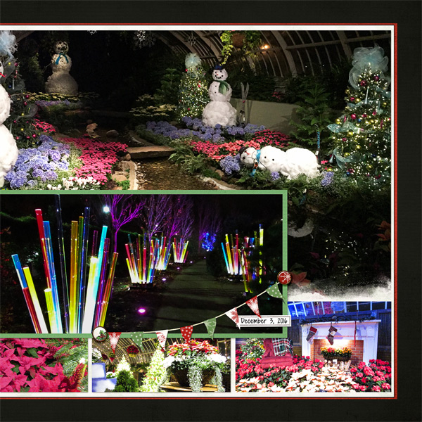 Christmas at Phipps Conservatory, right