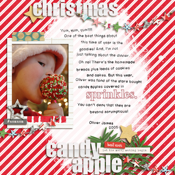 Christmas Candy Apple