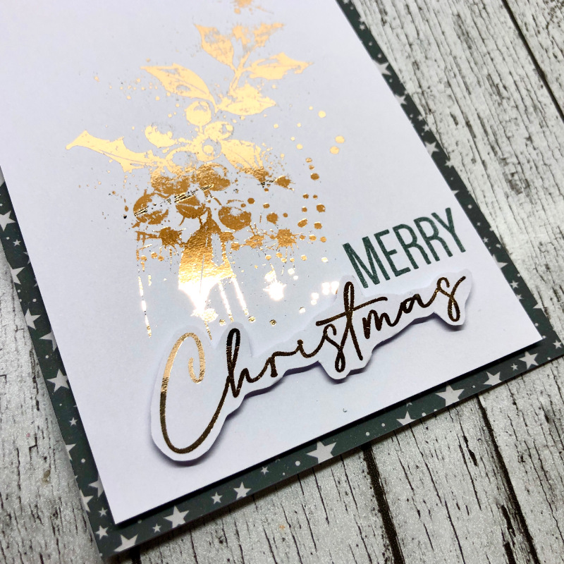 Christmas card 2 - hybrid close up