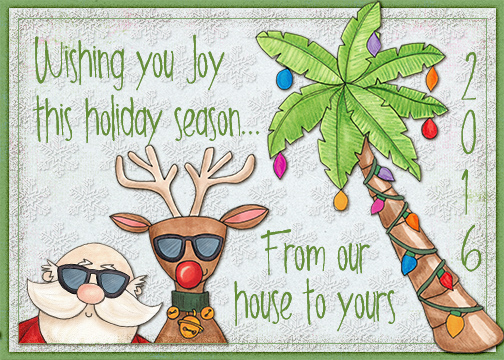 Christmas Card (Summer School week 4 - photoless)