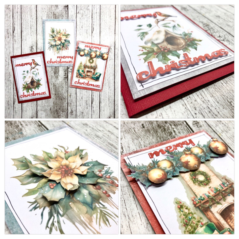Christmas Cards - hybrid close up