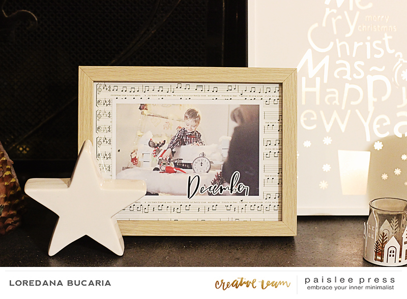 Christmas frame decor