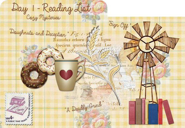 Christmas in July Index-Card-A-Day Challenge Day-1-Reading-List---Cozy-Mysteries