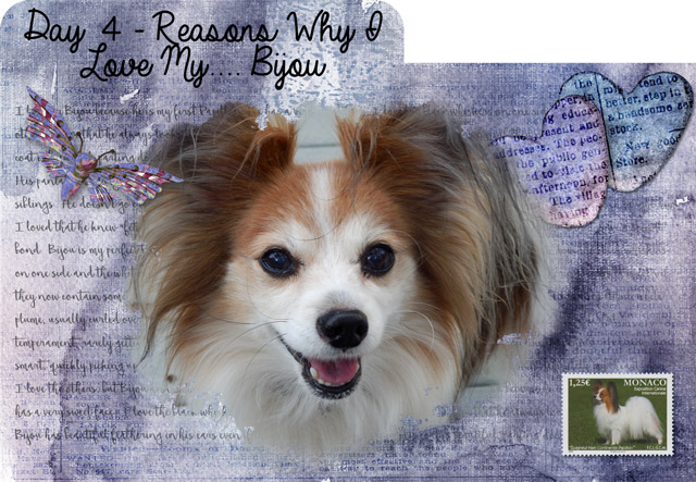 Christmas in July Index-Card-A-Day Challenge Day 4-Reasons-Why-I-Love-My---Bijou