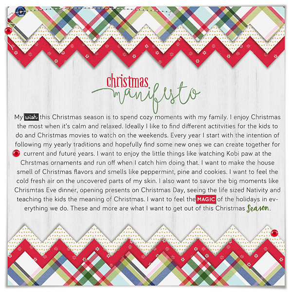 Christmas Manifesto