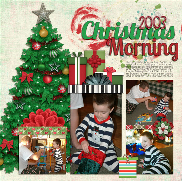 Christmas Morning 2003 - Left