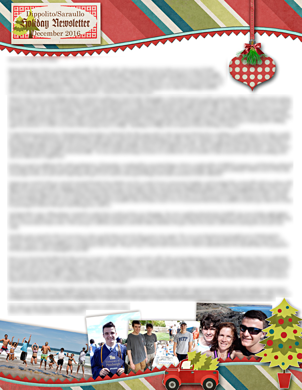 Christmas Newsletter 2016