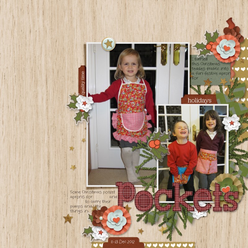 Christmas Pocket Aprons