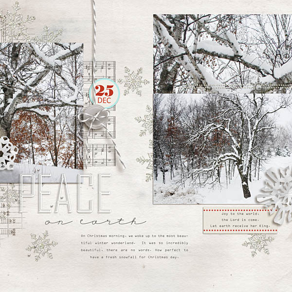 Christmas snow