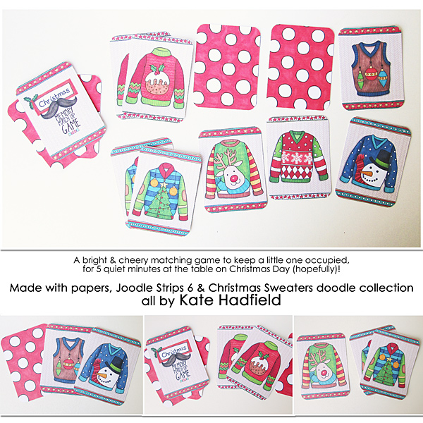 Christmas Sweater Matching Game