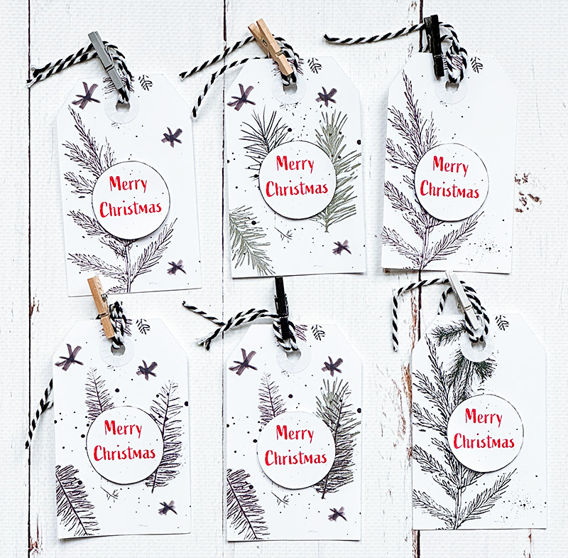 Christmas tags (hybrid)