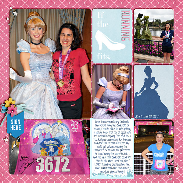 Cinderella 5k Bib