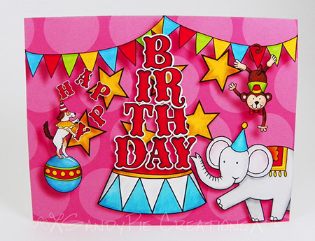Circus Birthday Card
