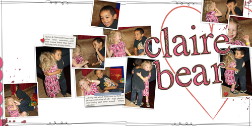 Claire Bear (dbl page)