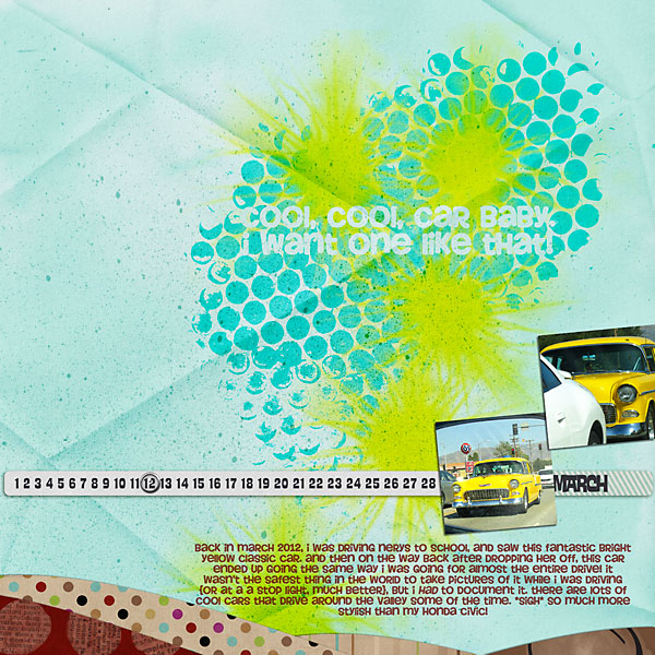 Classic Yellow Car