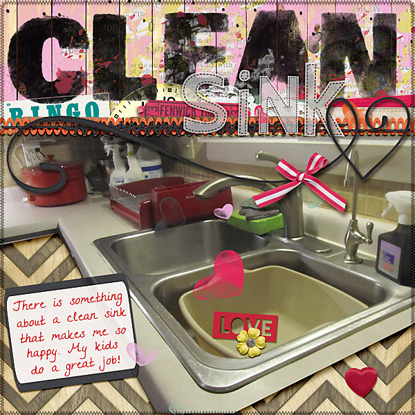 clean sink