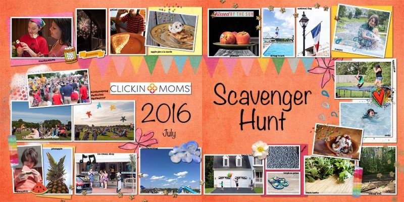 Clickinmoms 2016 Scavenger Hunt