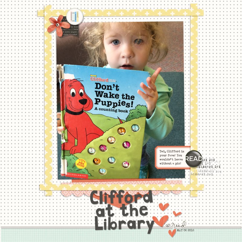 Clifford at the Library