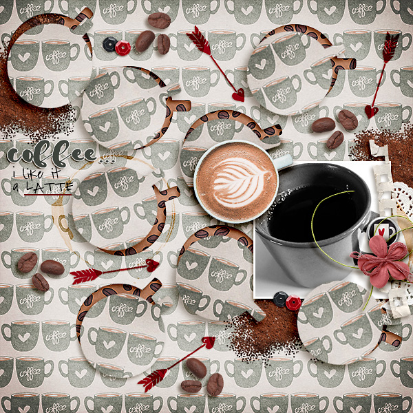 Coffee..I like it a LATTE! (MOC19 Cutouts)