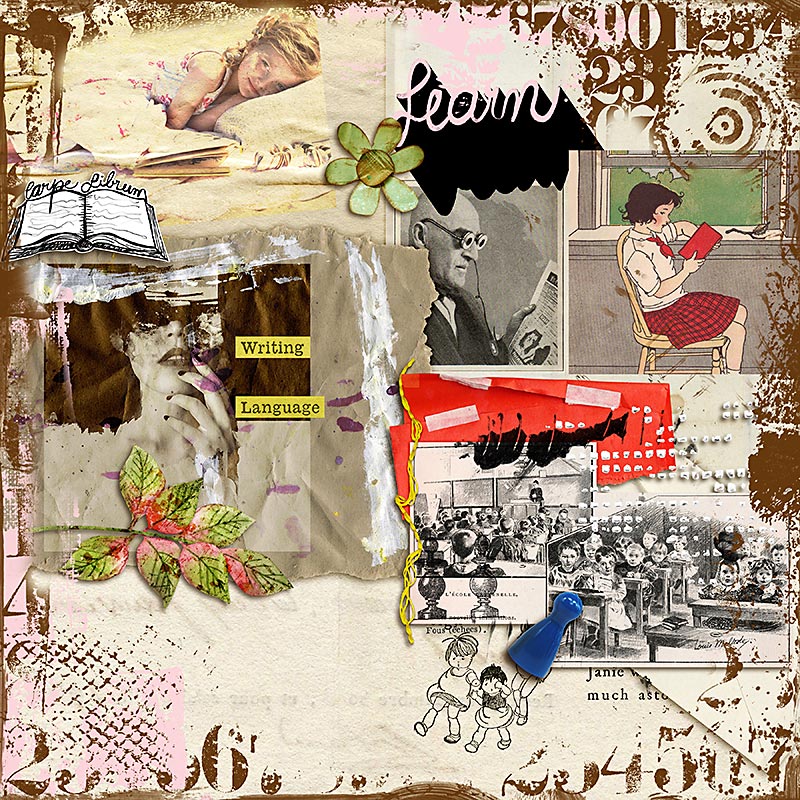 Collage with love