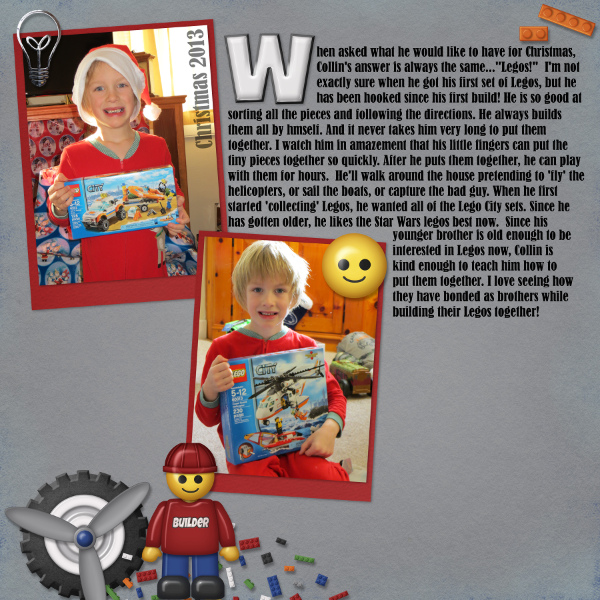 Collin & His Legos