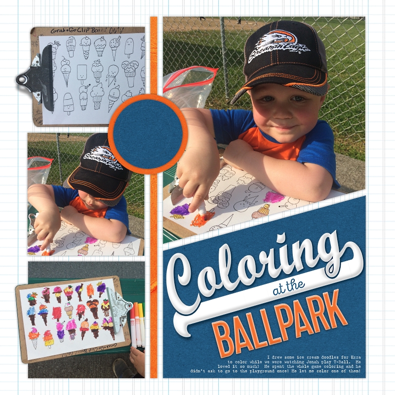 Coloring at the Ballpark