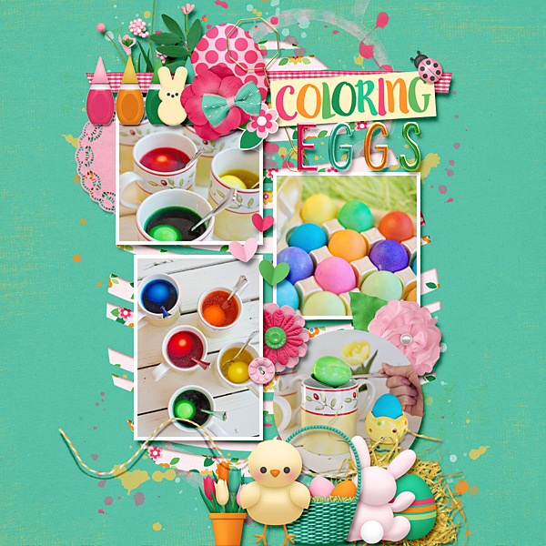 Coloring eggs