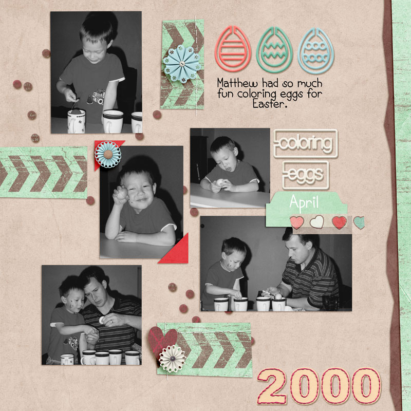 coloring eggs