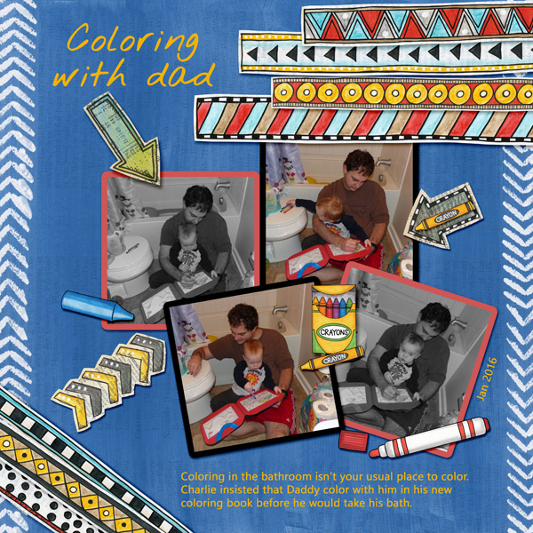 Coloring with Dad