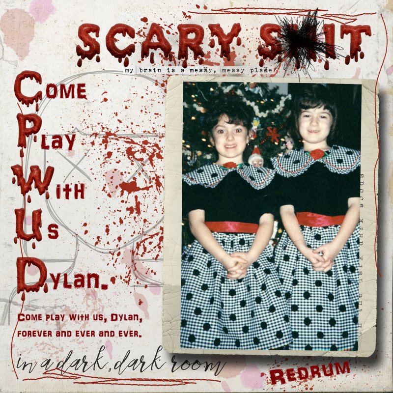 Come Play With Us, Dylan Swear Word Crossed Out