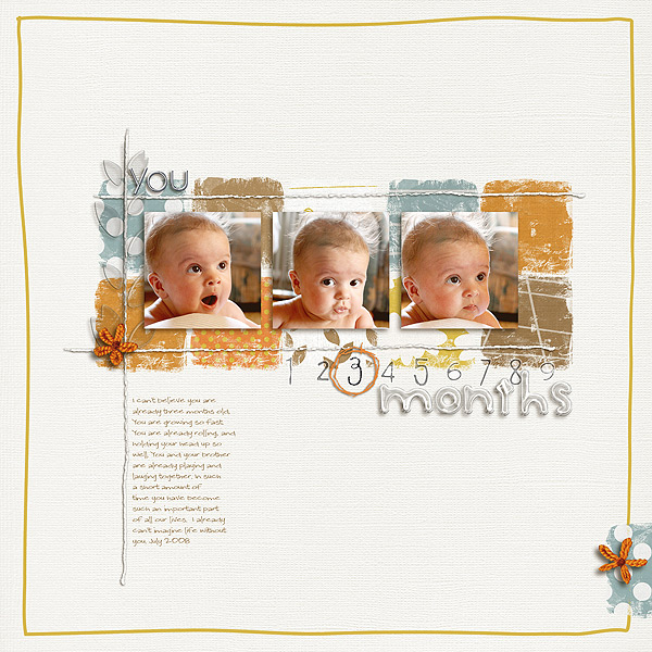 Conner at three months