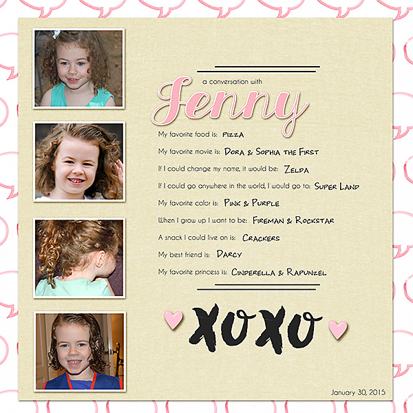 Conversation with Jenny