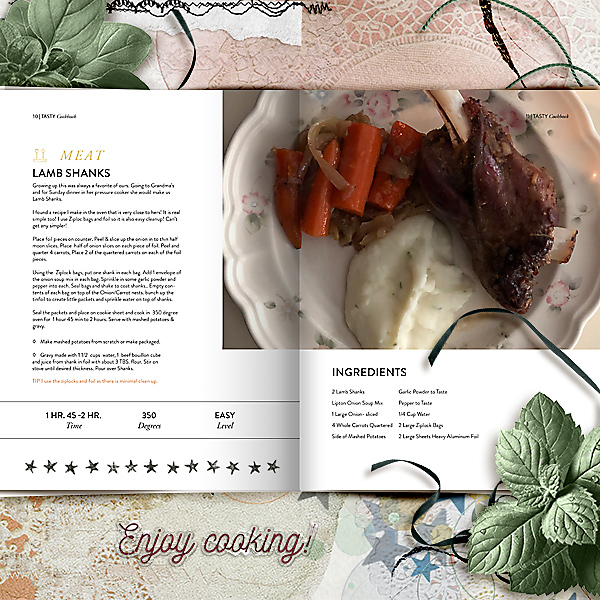Cookbook page