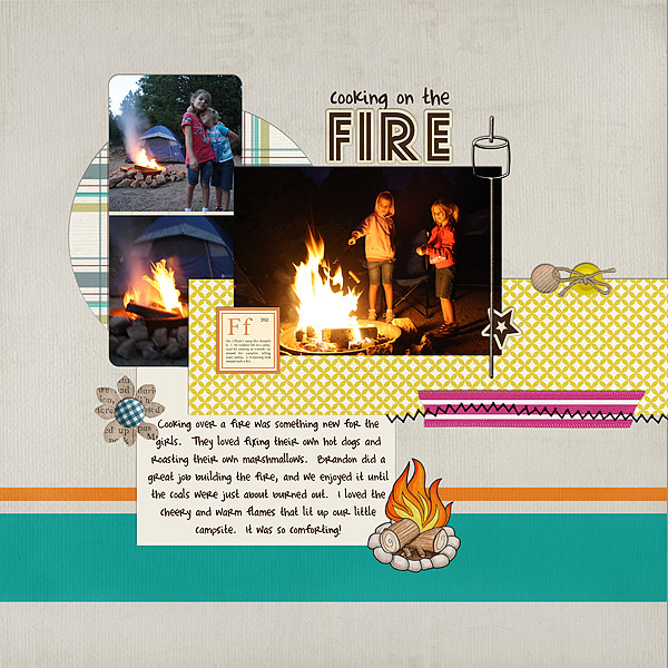 cooking on the fire