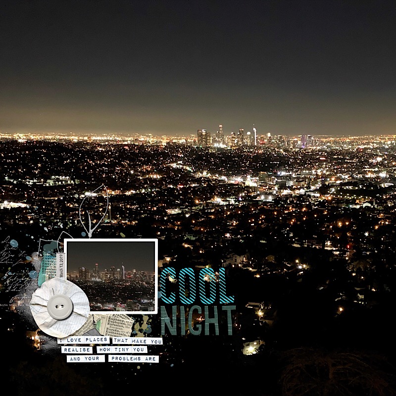 Cool Night March Template challenge