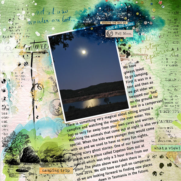 COPETON DAM - FULL MOON