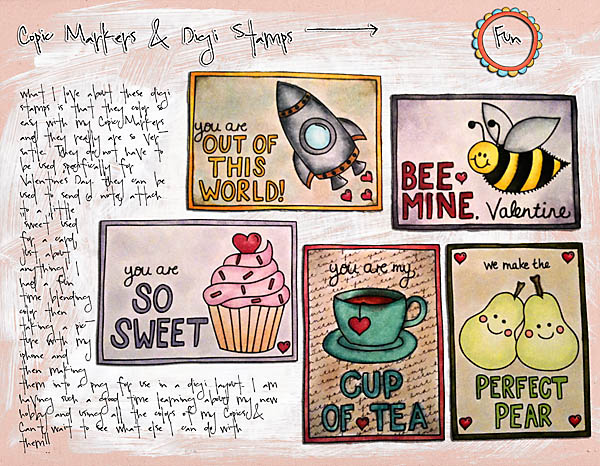 Copic Valentines