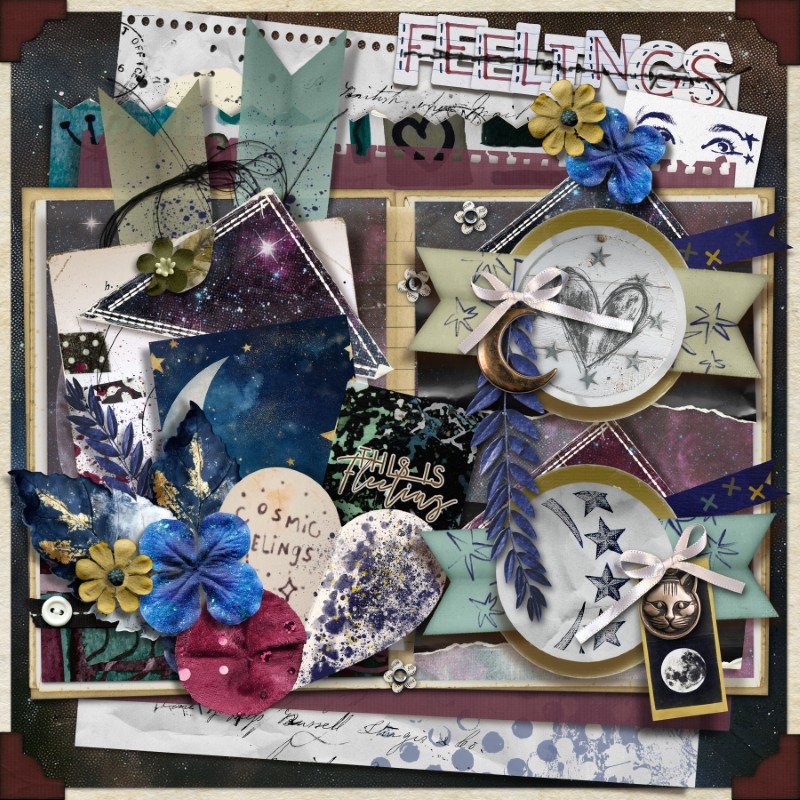 Cosmic Feelings Junk Journal