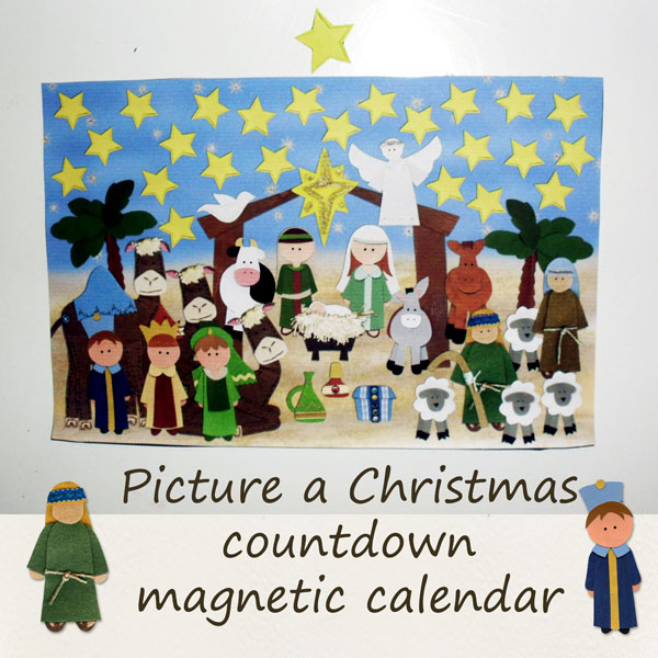 countdown  magnetic calendar