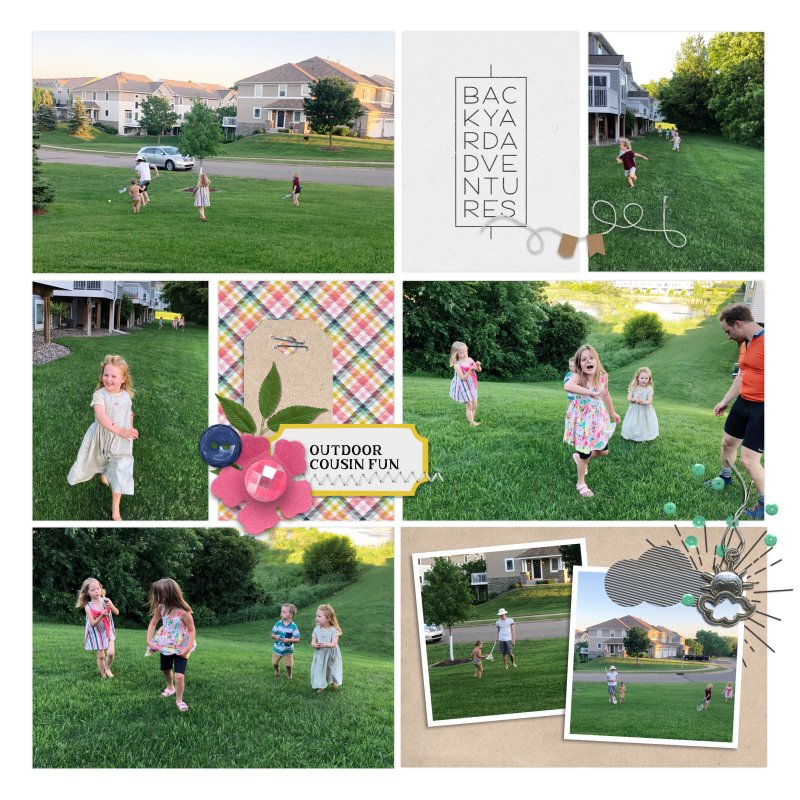 Cousins Backyard Fun
