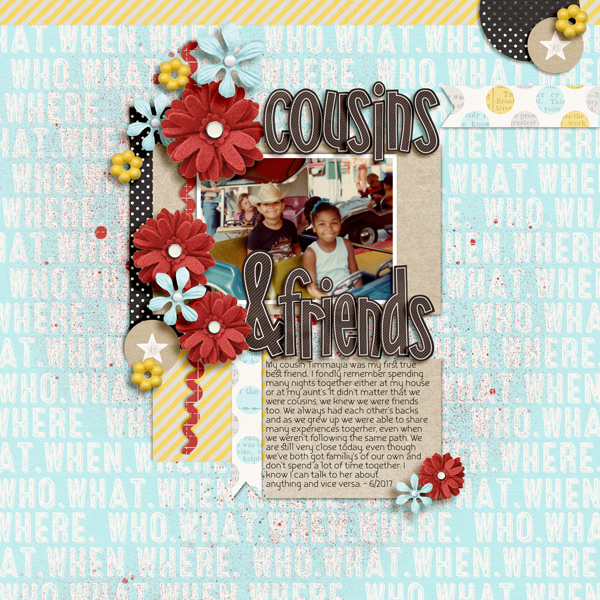 Cousins & Friends - June Journal Challenge