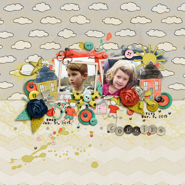 Cousins - March Scraplift Challenge