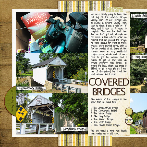 Covered Bridge Tour, left side