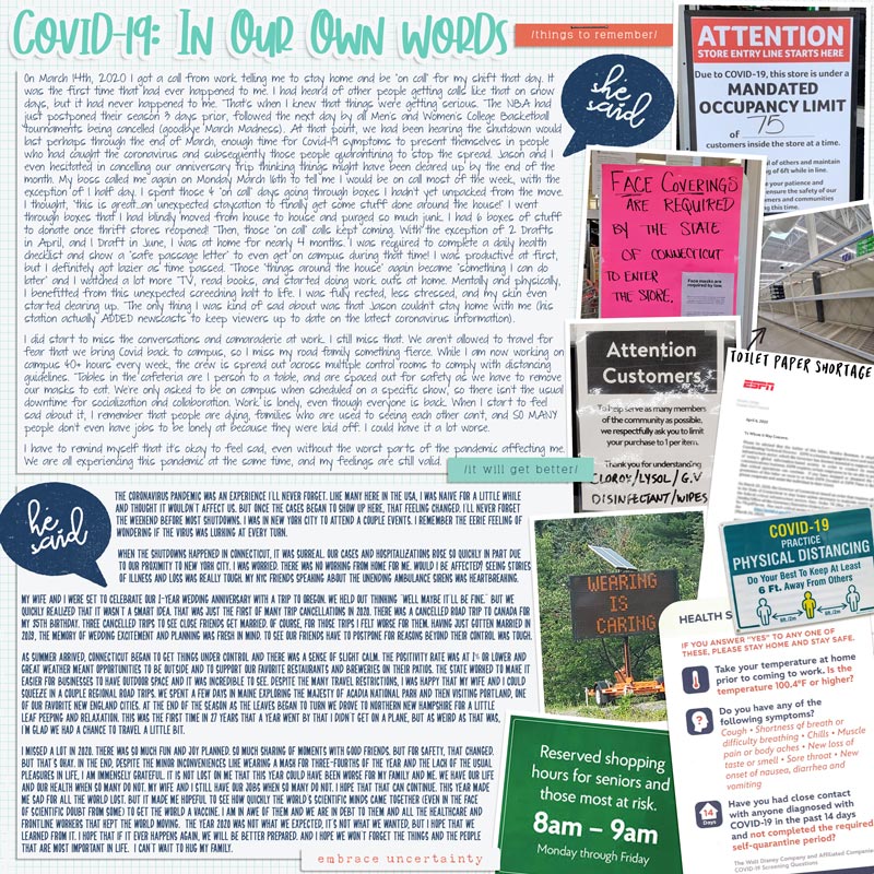 Covid-19: In Our Own Words