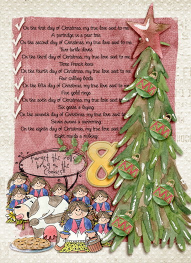 Cow Milking & Cookies (AJ 12 Days - day 8)