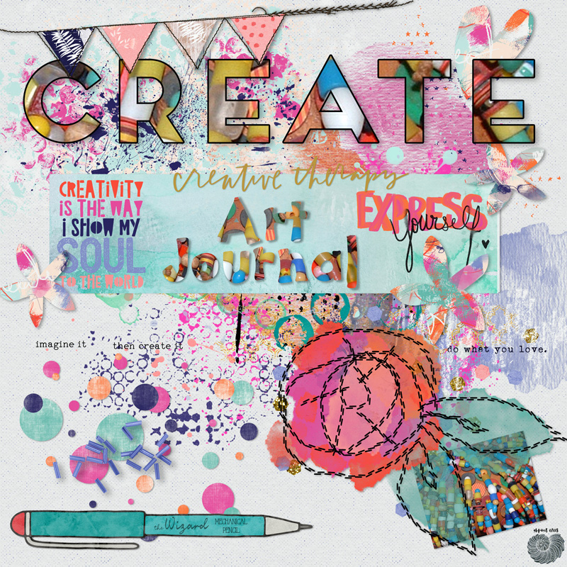 CREATE [January 19: Clip Photo to Title/Alpha (Technique Challenge)]