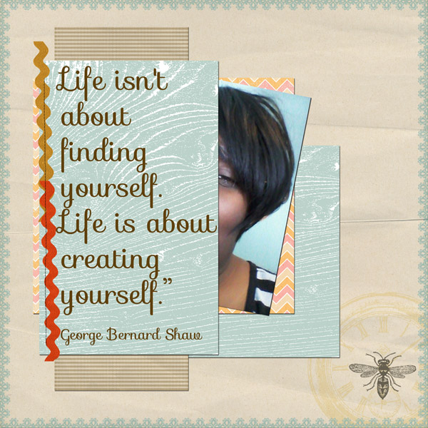 Creating yourself