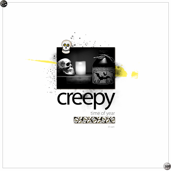 Creepy (Oct Scraplift Challenge)