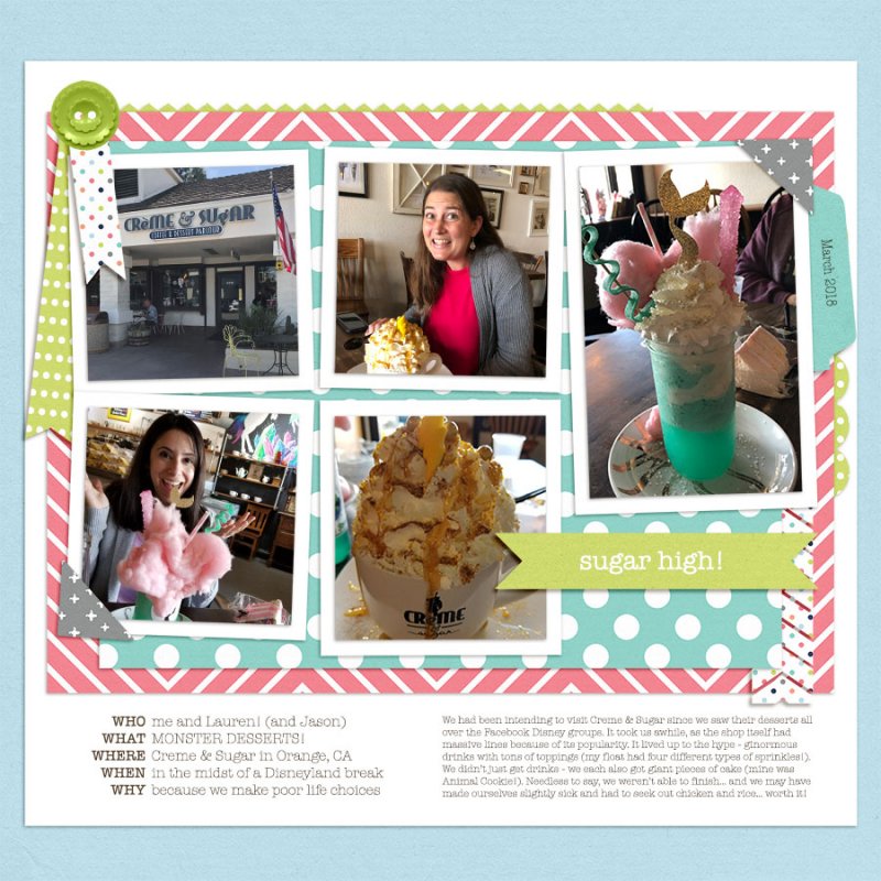 Creme & Sugar - April '18 Journaling Challenge